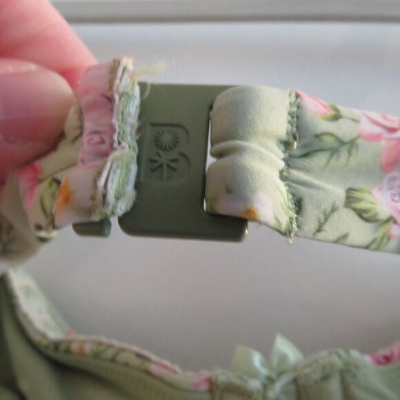 BLACKBOUGH SWIM Georgia Ruched Underwired Bikini Top in Nantucket Cottage Floral - Picture 13 of 14